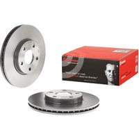 Brembo Ford Tourneo Connect Front Vented Brake Disc Pair Coated - 278mm Diameter | 09.9589.11 | GSF Car Parts