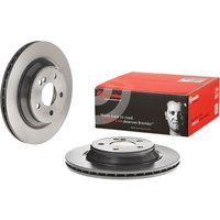 Brembo Rear Vented Brake Disc Pair Coated - 300mm Diameter | 09.9738.11 | GSF Car Parts
