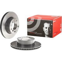 Brembo BMW 1 Series Front Vented Brake Disc Pair Coated - 284mm Diameter | 09.9750.11 | GSF Car Parts