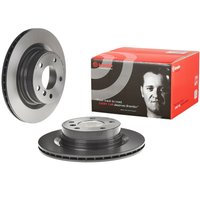 Brembo BMW 3 Series Gran Turismo Rear Vented Brake Disc Pair Coated - 300mm Diameter | 09.9793.11 | GSF Car Parts