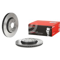Brembo Front Vented Brake Disc Pair Coated - 247mm Diameter | 09.9928.11 | GSF Car Parts