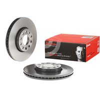 Brembo Volkswagen Passat Front Vented Brake Disc Pair Coated - 288mm Diameter | 09.A428.11 | GSF Car Parts