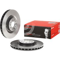 Brembo Fiat 500L Front Vented Brake Disc Pair Coated - 305mm Diameter | 09.A444.41 | GSF Car Parts