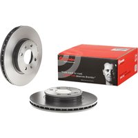 Brembo Front Vented Brake Disc Pair Coated - 256mm Diameter | 09.A445.11 | GSF Car Parts