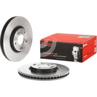 Brembo Kia Soul Front Vented Brake Disc Pair Coated - 300mm Diameter | 09.A532.21 | GSF Car Parts