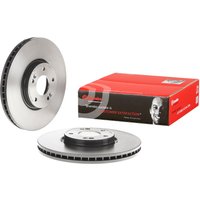 Front Vented Brake Disc Single Coated - 321mm Diameter Brembo