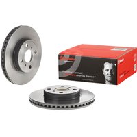 Brembo Front Vented Brake Disc Pair Coated - 255mm Diameter | 09.A707.11 | GSF Car Parts