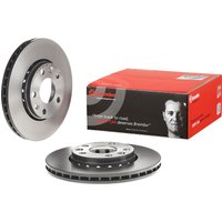 Brembo Renault Megane Front Vented Brake Disc Pair Coated - 280mm Diameter | 09.A727.11 | GSF Car Parts