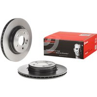 Brembo Chrysler Crossfire Rear Vented Brake Disc Pair Coated - 300mm Diameter | 09.A742.11 | GSF Car Parts