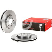 Front Vented Brake Disc Pair - 278mm Diameter Brembo Fits VAUXHALL CORSA Mk III (D) (S07) 1.4 (L08)