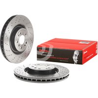 Brembo Front Vented Brake Disc Coated - 350mm Diameter | 09.A958.21 | GSF Car Parts