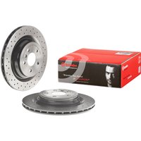 Brembo Rear Vented Brake Disc Pair Coated - 330mm Diameter | 09.A959.21 | GSF Car Parts