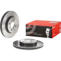 Brembo Front Vented Brake Disc Pair Coated - 258mm Diameter | 09.A968.11 | GSF Car Parts