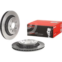 Brembo Rear Vented Brake Disc Pair Coated - 302mm Diameter | 09.B026.11 | GSF Car Parts