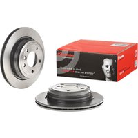 Brembo BMW 1 Series Rear Vented Brake Disc Pair Coated - 300mm Diameter | 09.B338.21 | GSF Car Parts