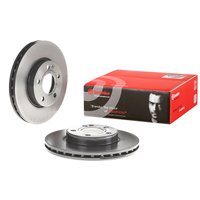 Brembo Mercedes-Benz A-Class Front Vented Brake Disc Pair Coated - 280mm Diameter | 09.B343.41 | GSF Car Parts