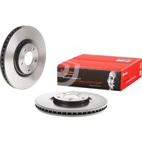 Brembo Renault Koleos Front Vented Brake Disc Coated - 320mm Diameter | 09.B354.11 | GSF Car Parts