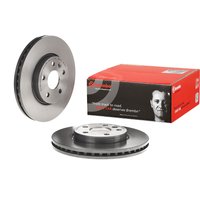 Brembo Front Vented Brake Disc Pair Coated - 276mm Diameter | 09.B355.11 | GSF Car Parts
