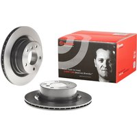 Brembo BMW 1 Series Rear Vented Brake Disc Pair Coated - 300mm Diameter | 09.B414.11 | GSF Car Parts