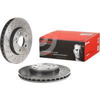 Brembo Mercedes-Benz A-Class Front Vented Brake Disc Pair Coated - 295mm Diameter | 09.B436.51 | GSF Car Parts