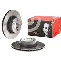 Brembo BMW X3 Rear Vented Brake Disc Pair Coated - 330mm Diameter | 09.B569.11 | GSF Car Parts