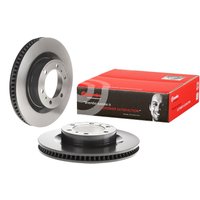Brembo Front Vented Brake Disc Coated - 338mm Diameter | 09.B634.11 | GSF Car Parts