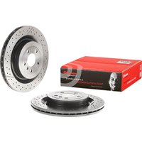 Brembo Rear Vented Brake Disc - 345mm Diameter | 09.B710.11 | GSF Car Parts