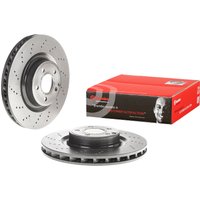 Brembo Front Vented Brake Disc Coated - 344mm Diameter | 09.B744.51 | GSF Car Parts