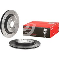 Brembo Mercedes-Benz Cla Rear Vented Brake Disc Pair Coated - 330mm Diameter | 09.B788.11 | GSF Car Parts