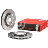 Brembo Audi A4 Rear Vented Brake Disc Pair Coated - 330mm Diameter | 09.B969.11 | GSF Car Parts