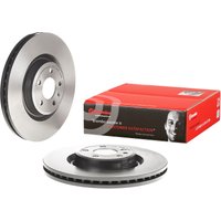 Brembo Audi A4 Front Vented Brake Disc Coated - 345mm Diameter | 09.B970.11 | GSF Car Parts