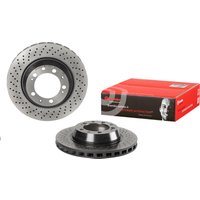 Brembo Rear Vented Brake Disc Coated - 322mm Diameter | 09.C088.11 | GSF Car Parts