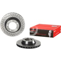 Brembo Rear Vented Brake Disc Coated - 322mm Diameter | 09.C089.11 | GSF Car Parts