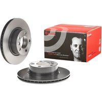 Brembo BMW 4 Series Gran Coupe Front Vented Brake Disc Pair Coated - 300mm Diameter | 09.C114.11 | GSF Car Parts