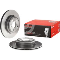 Brembo BMW 3 Series Gran Turismo Rear Vented Brake Disc Pair Coated - 330mm Diameter | 09.C117.11 | GSF Car Parts