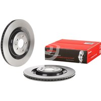 Brembo Audi A6 Allroad Rear Vented Brake Disc Pair - 356mm Diameter | 09.C170.11 | GSF Car Parts