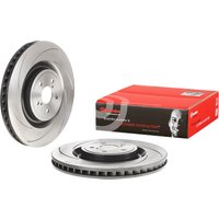 Front Lh Slotted Brake Disc Single Coated - 380mm Diameter Brembo