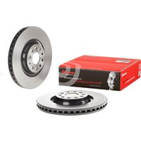 Brembo Skoda Kodiaq Front Vented Brake Disc Coated - 340mm Diameter | 09.C306.11 | GSF Car Parts
