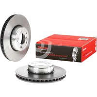 Brembo BMW 3 Series Gran Turismo Front Vented Brake Disc Coated - 340mm Diameter | 09.C397.13 | GSF Car Parts
