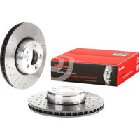 Brembo BMW 1 Series Front Vented Brake Disc Coated - 340mm Diameter | 09.C398.13 | GSF Car Parts