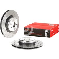 Brembo BMW 1 Series Rear Vented Brake Disc Coated - 345mm Diameter | 09.C400.13 | GSF Car Parts