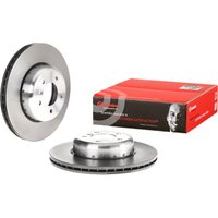 Front Two-part Brake Disc Single Coated - 338mm Diameter Brembo