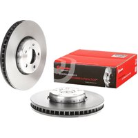 Brembo BMW 5 Series Front Right Hand Vented Brake Disc Coated - 348mm Diameter | 09.C406.13 | GSF Car Parts