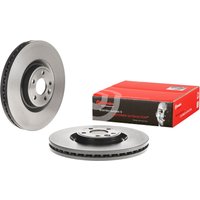 Brembo Land Rover Range Rover Evoque Front Vented Brake Disc Coated - 349mm Diameter | 09.C492.11 | GSF Car Parts