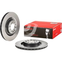 Brembo Alfa Romeo Stelvio Rear Vented Brake Disc Pair - 320mm Diameter | 09.C498.21 | GSF Car Parts