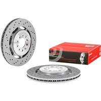 Brembo Alfa Romeo Stelvio Rear Vented Brake Disc - 350mm Diameter | 09.C506.33 | GSF Car Parts