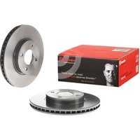 Brembo Nissan Micra Front Vented Brake Disc Pair Coated - 260mm Diameter | 09.C543.11 | GSF Car Parts