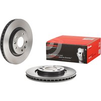 Brembo Nissan Leaf Front Vented Brake Disc Pair Coated - 296mm Diameter | 09.C545.11 | GSF Car Parts