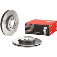 Brembo Skoda Octavia Front Vented Brake Disc Pair Coated - 276mm Diameter | 09.C547.11 | GSF Car Parts