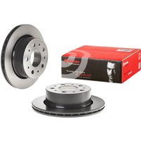 Rear Brake Disc - 300mm Diameter Brembo Fits FIAT DUCATO Platform/Chassis (250_) 115 Multijet 2,0 D